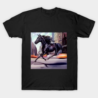 Horse in Traffic T-Shirt